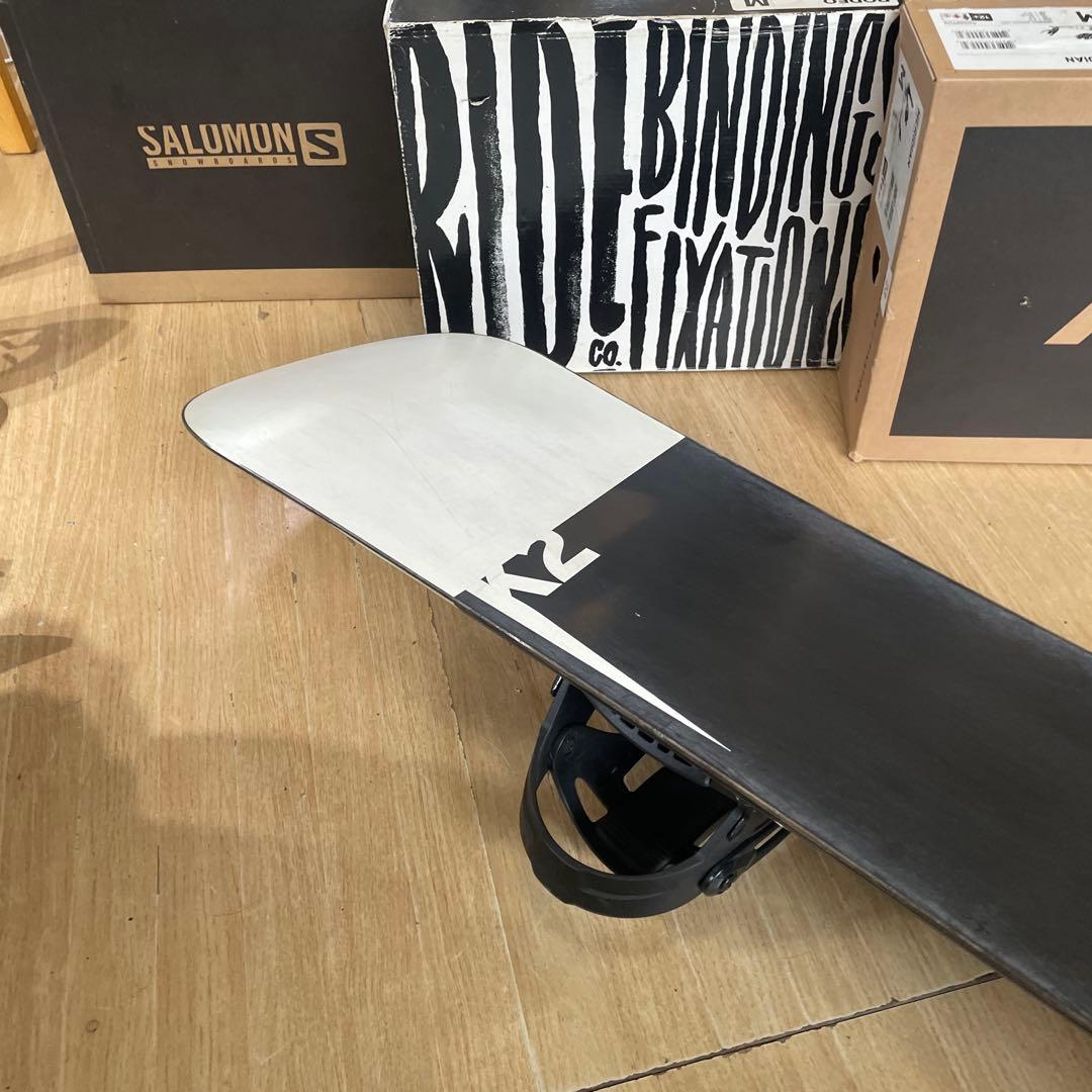 K2×SAPER　名作WWW　バインディング付スノーボードセット
