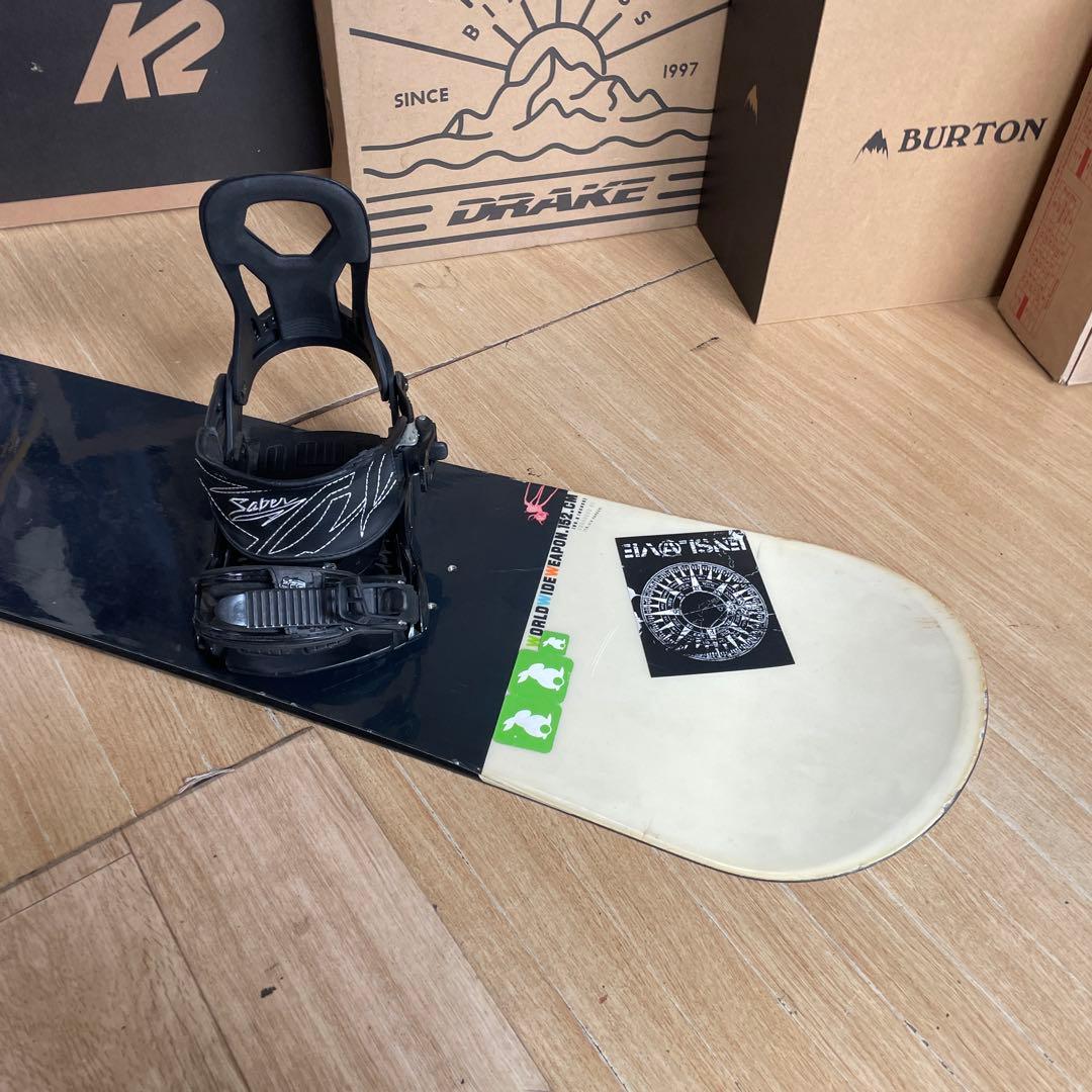 K2×SAPER　名作WWW　バインディング付スノーボードセット