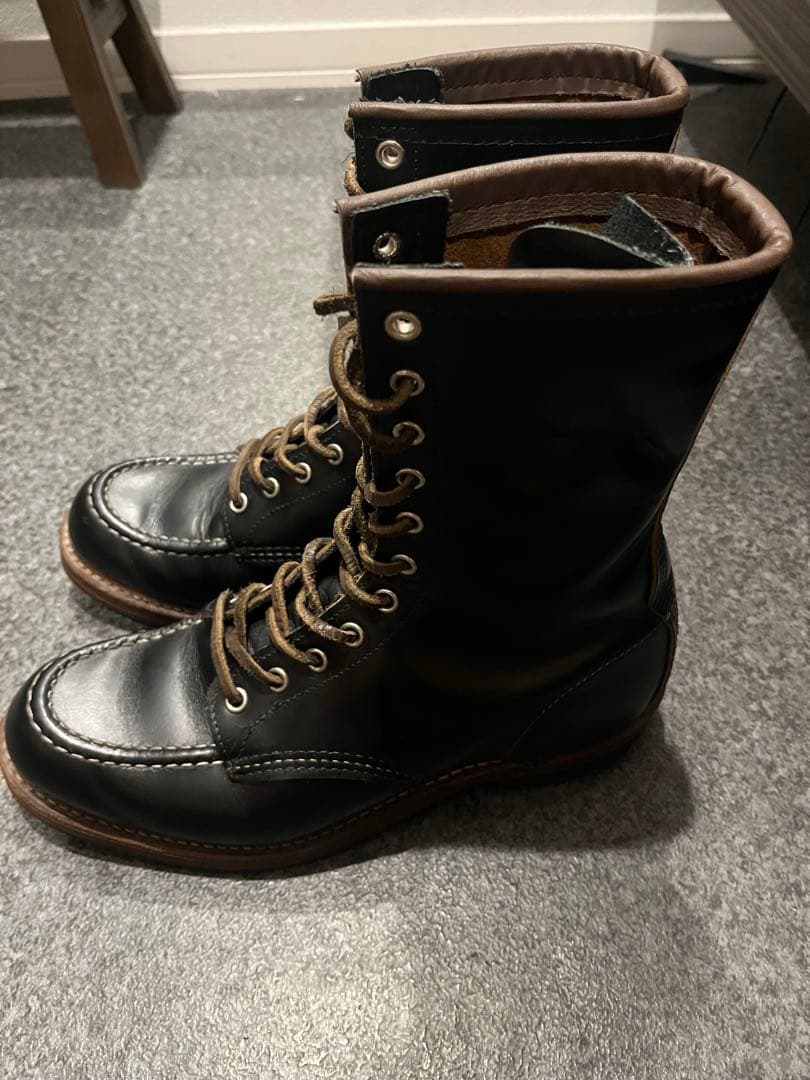 9E 110周年限定 レッドウィング 2015 ハンツマン 編み上げブーツ　茶芯