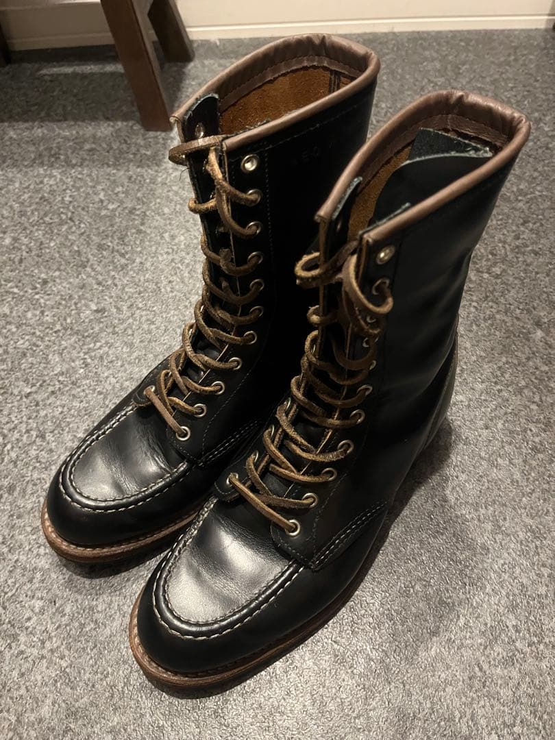 9E 110周年限定 レッドウィング 2015 ハンツマン 編み上げブーツ　茶芯