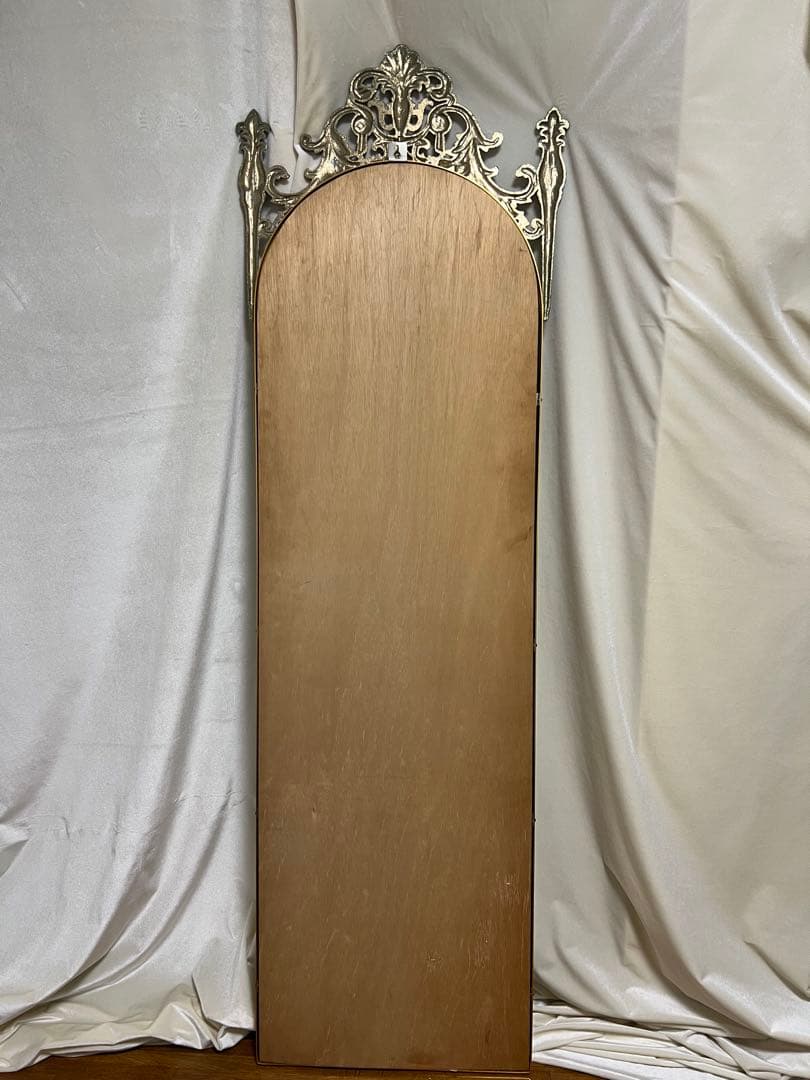 全身鏡 アンティークミラー ゴールド 姿見 大型鏡