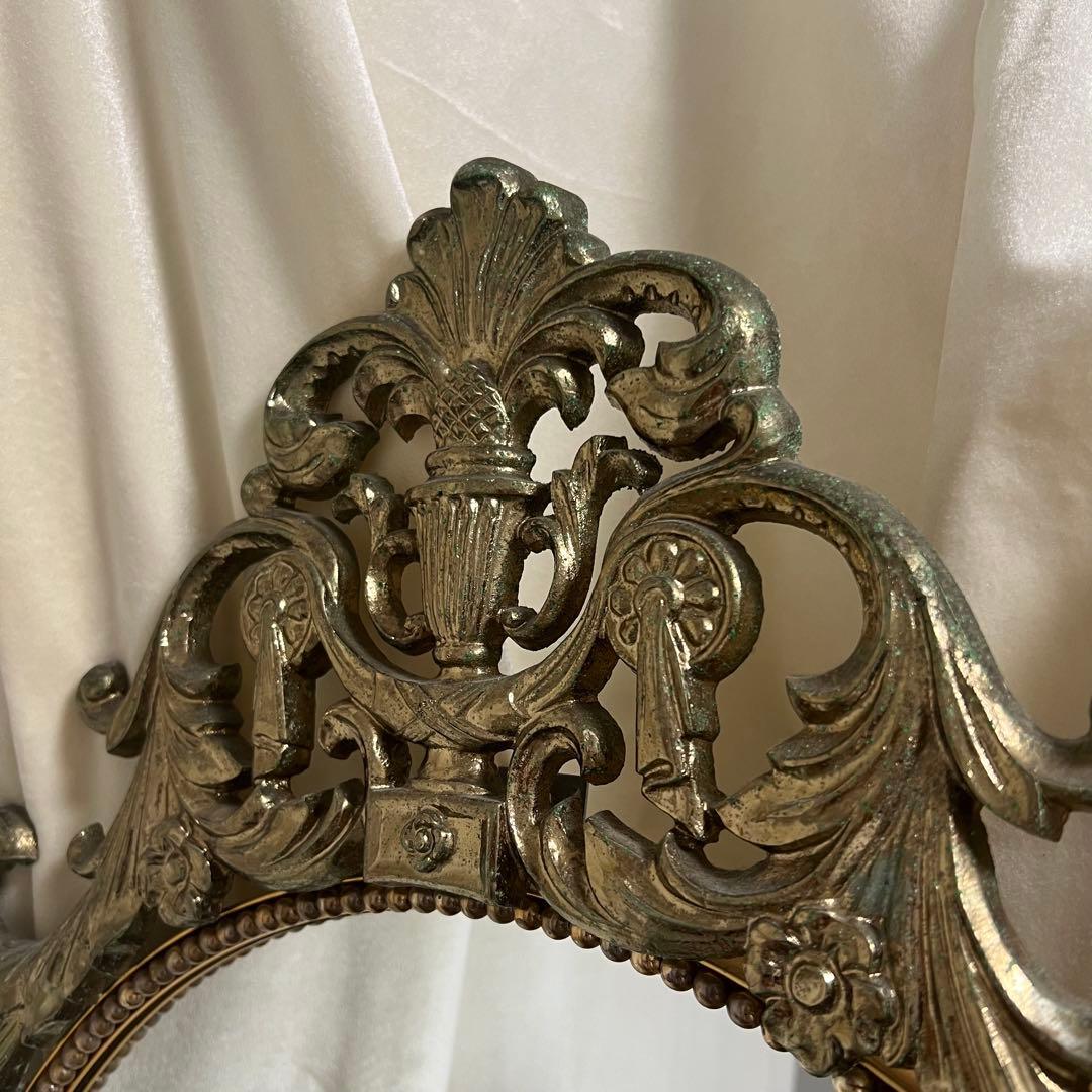 全身鏡 アンティークミラー ゴールド 姿見 大型鏡