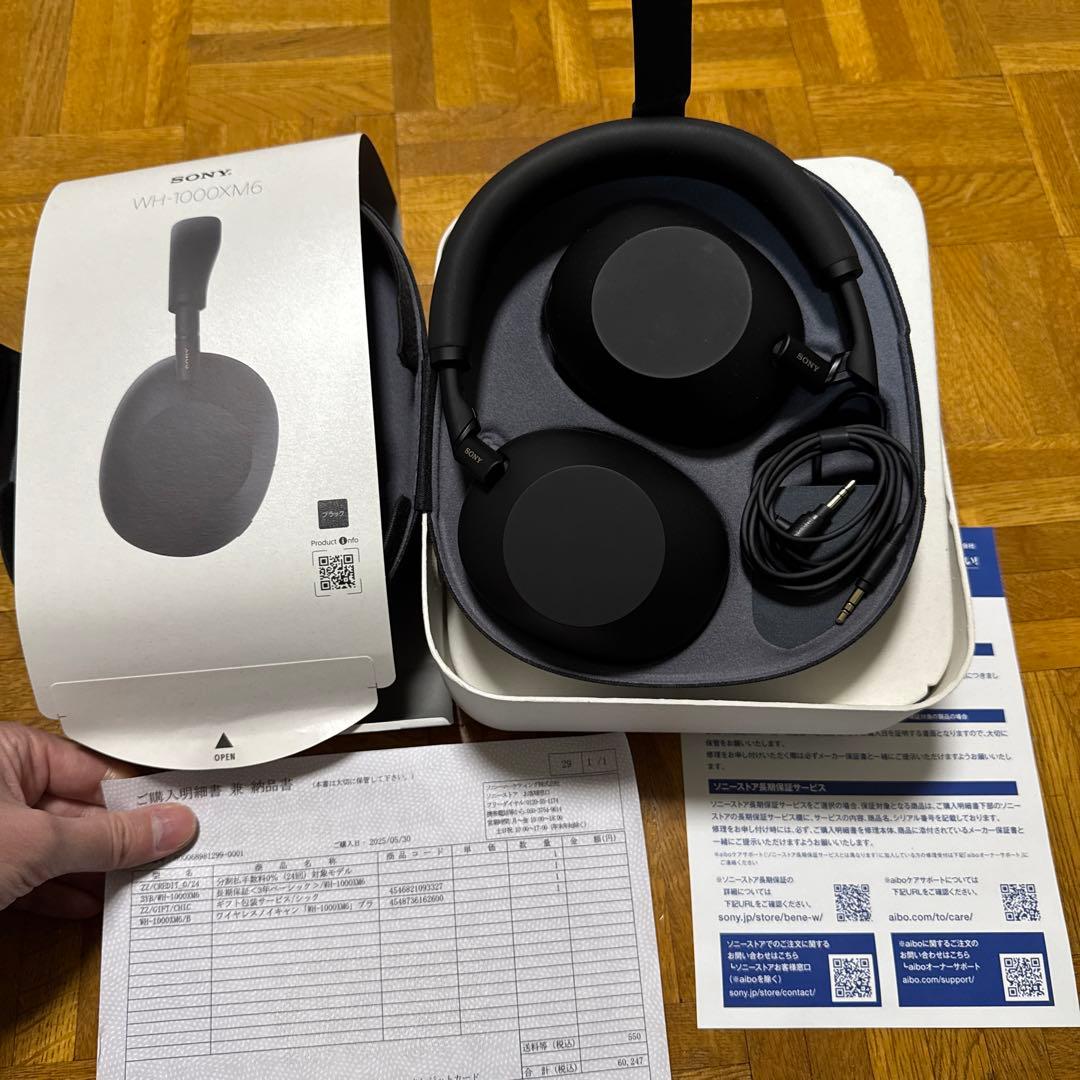 ヘッドホン Sony wh-1000xm6