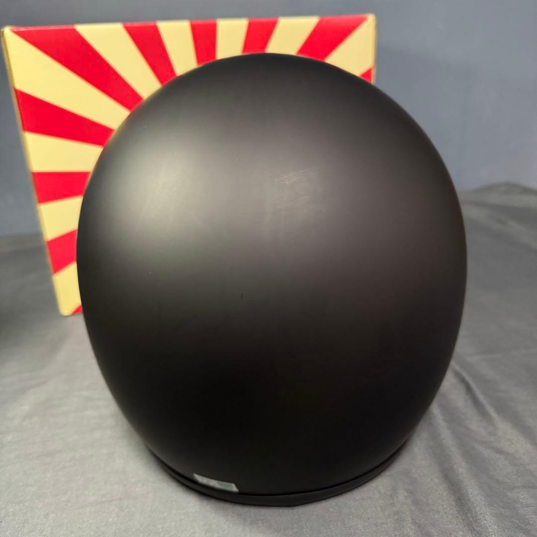 GT7-OT 族ヘル レトロ フルフェイス マットブラック 新品シールド付き