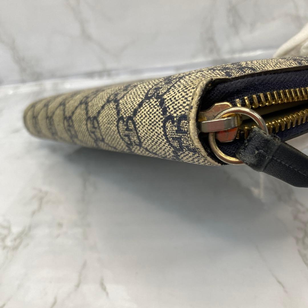 月末キャンペーン グッチ GG柄 スプリーム　長財布