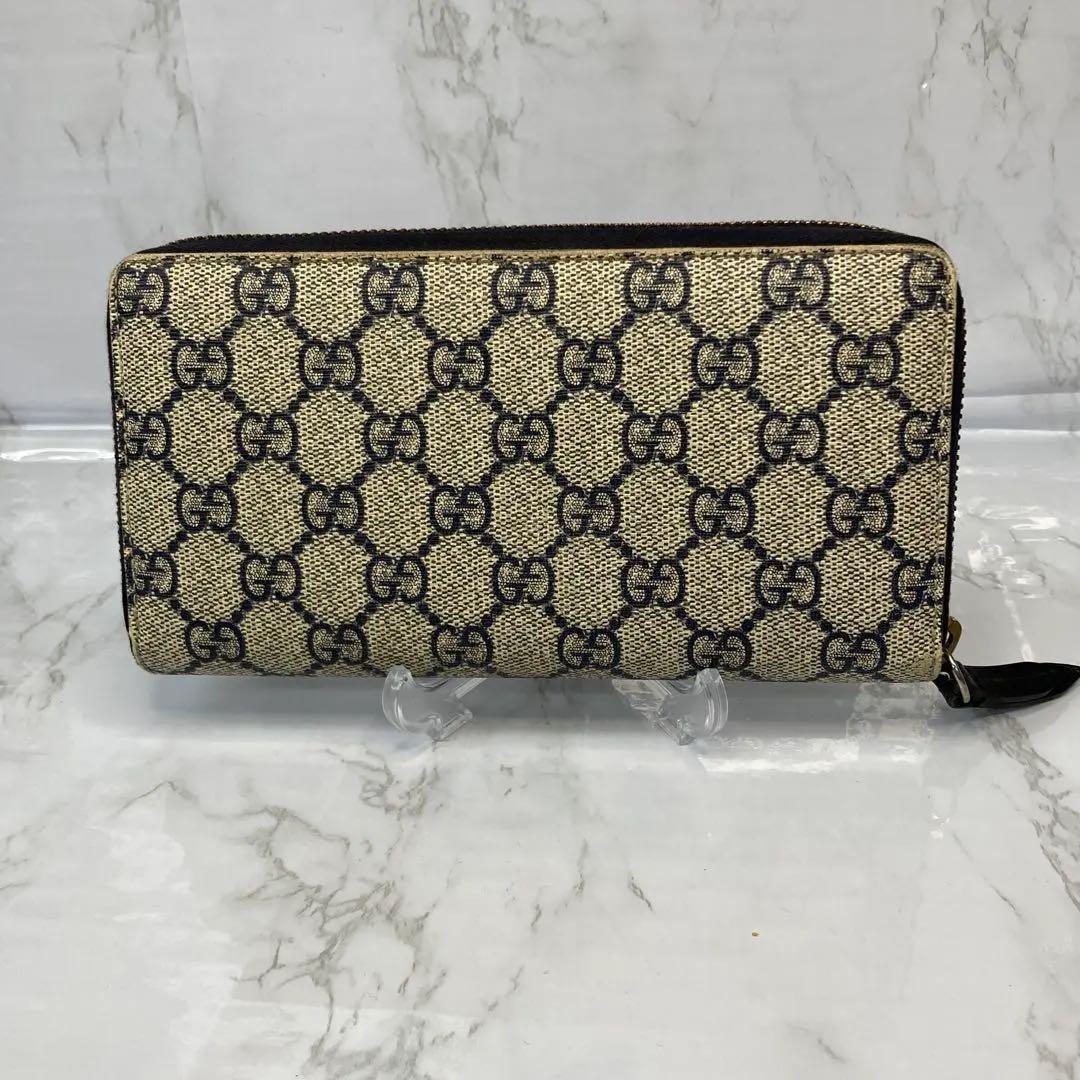 月末キャンペーン グッチ GG柄 スプリーム　長財布