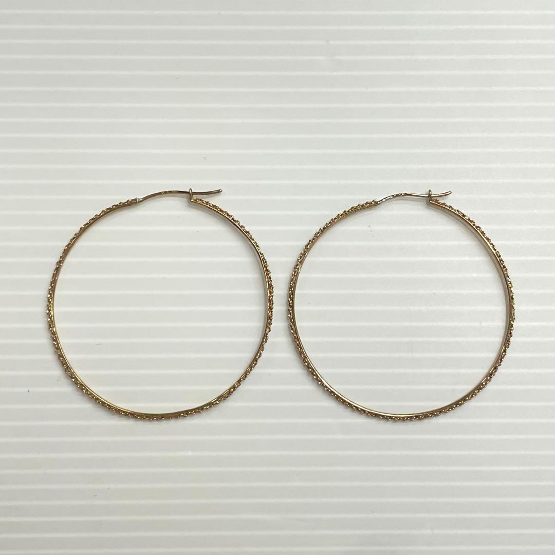 K10 両耳 フープピアス