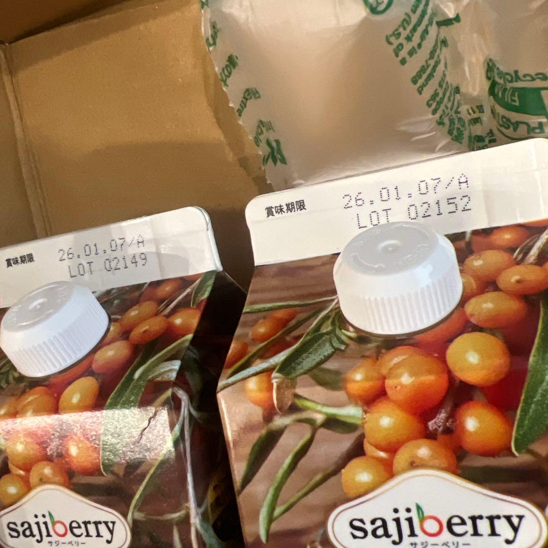 豊潤サジー 1000ml×3本 サプリ×2袋 計量カップ セット 健康 鉄分補給