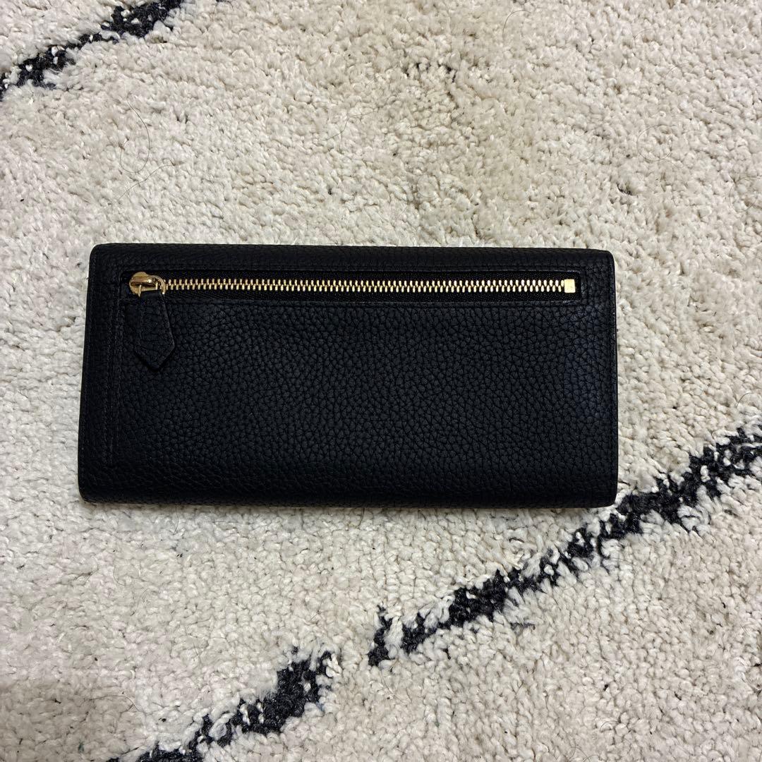 ボナベンチュラ 長財布　エンベロープ　黒