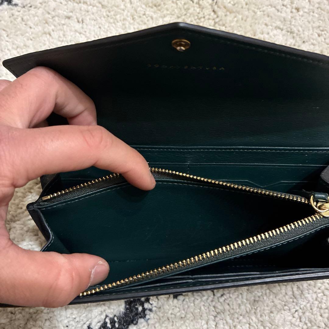 ボナベンチュラ 長財布　エンベロープ　黒