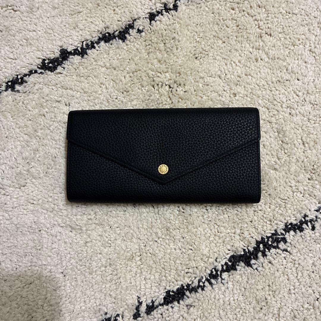 ボナベンチュラ 長財布　エンベロープ　黒