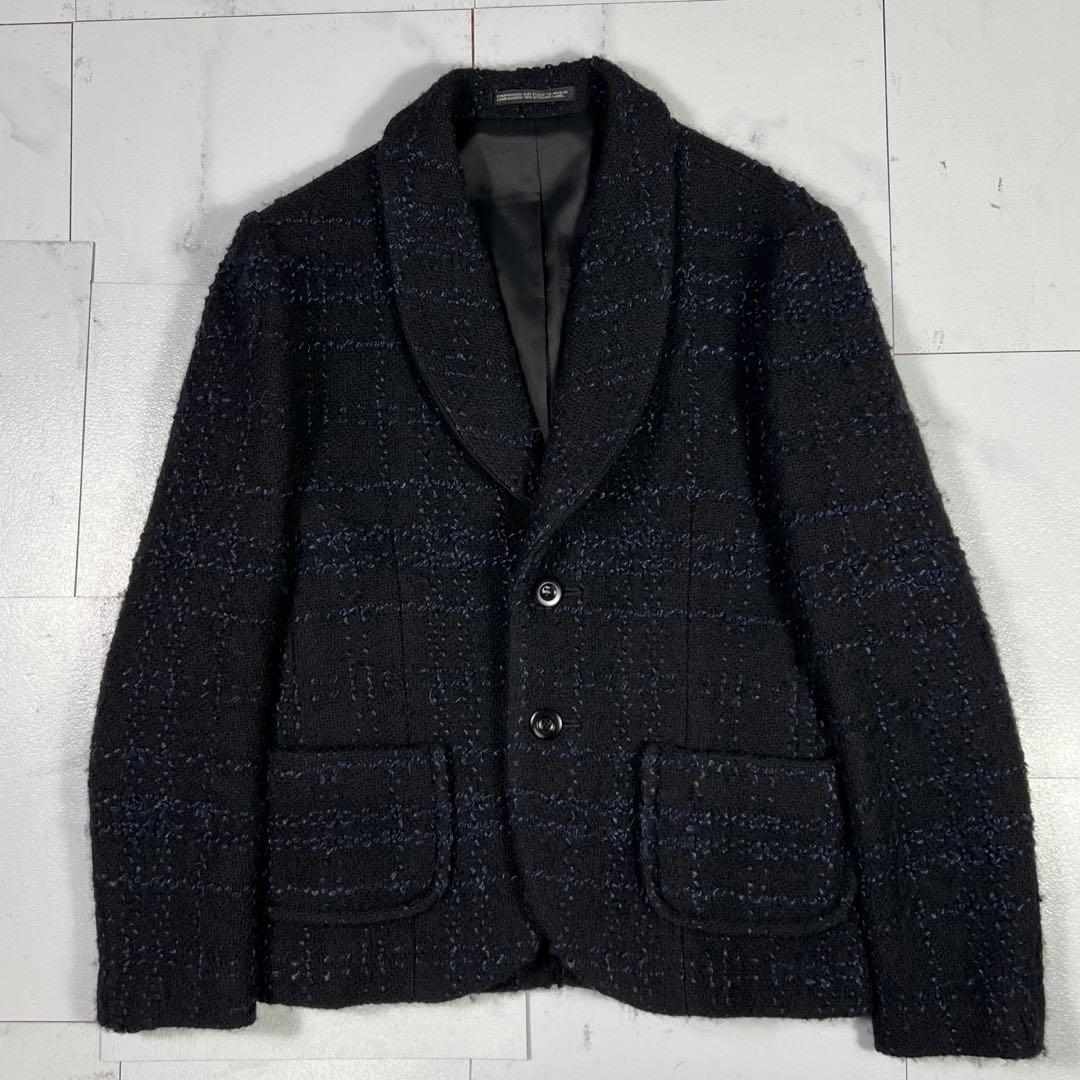 シルク混 Yohji Yamamoto+NOIR ツイードジャケット 2