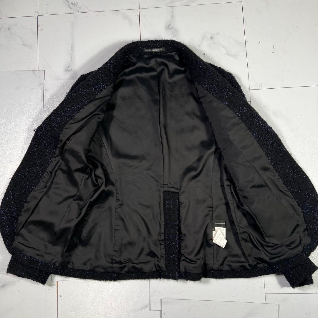 シルク混 Yohji Yamamoto+NOIR ツイードジャケット 2