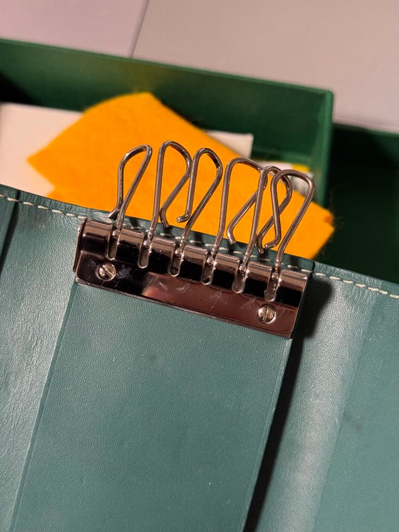GOYARD ゴヤール キーケース Green 稀少色 美品 箱・証明書付