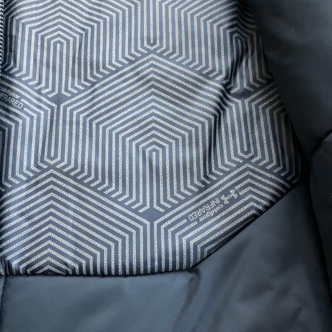 アンダーアーマー ロングコート Mコールドギア 防寒 ネイビー