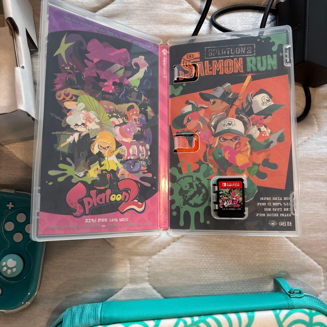 Switch Lite ターコイズ スプラトゥーン2セット
