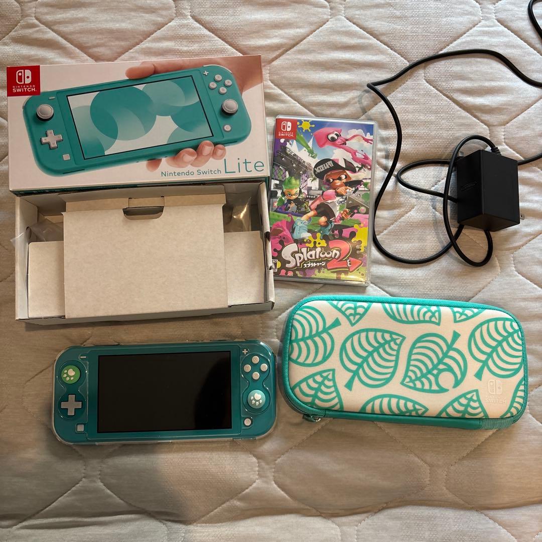 Switch Lite ターコイズ スプラトゥーン2セット