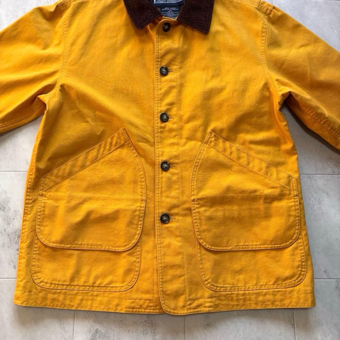 【レアカラー】ランズエンド ダックハンティングジャケット コーデュロイ イエロー