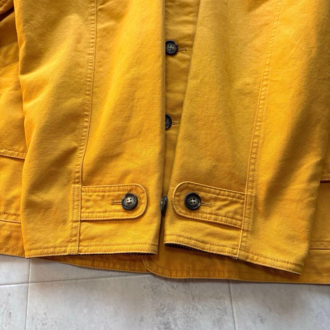 【レアカラー】ランズエンド ダックハンティングジャケット コーデュロイ イエロー