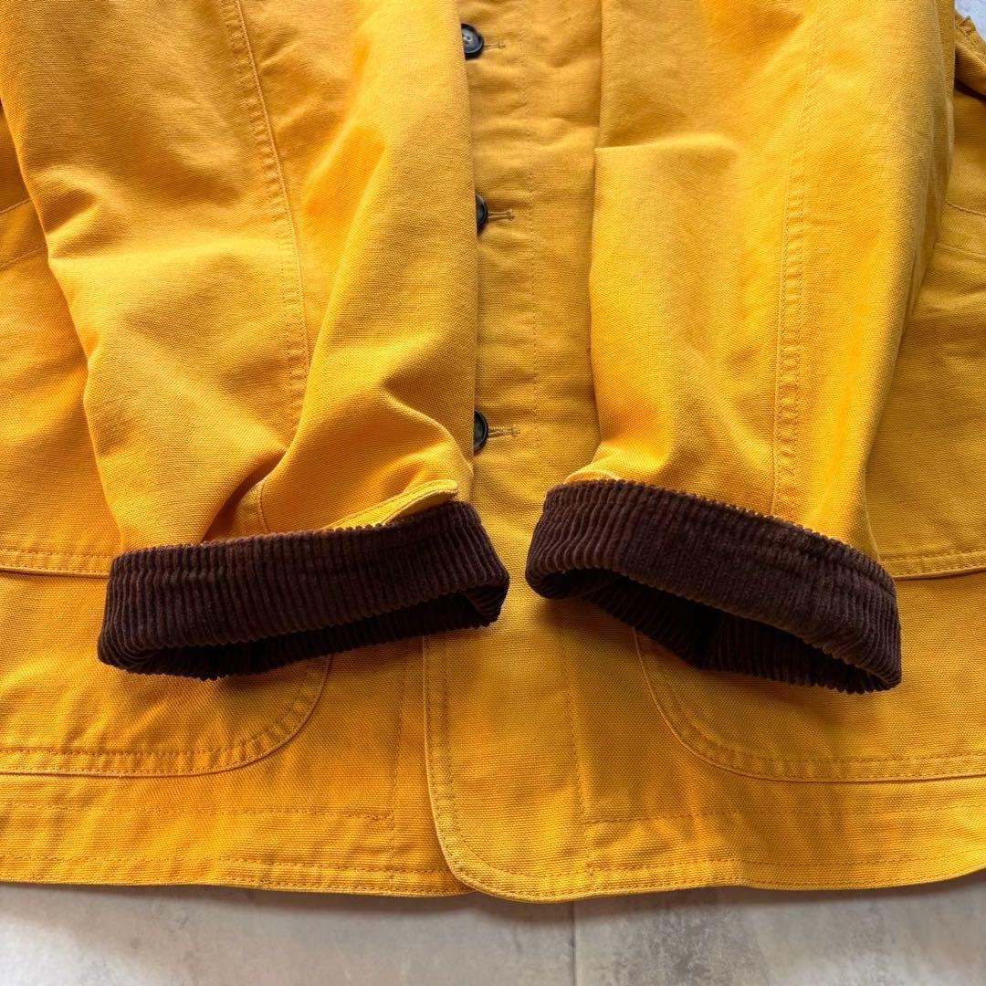 【レアカラー】ランズエンド ダックハンティングジャケット コーデュロイ イエロー