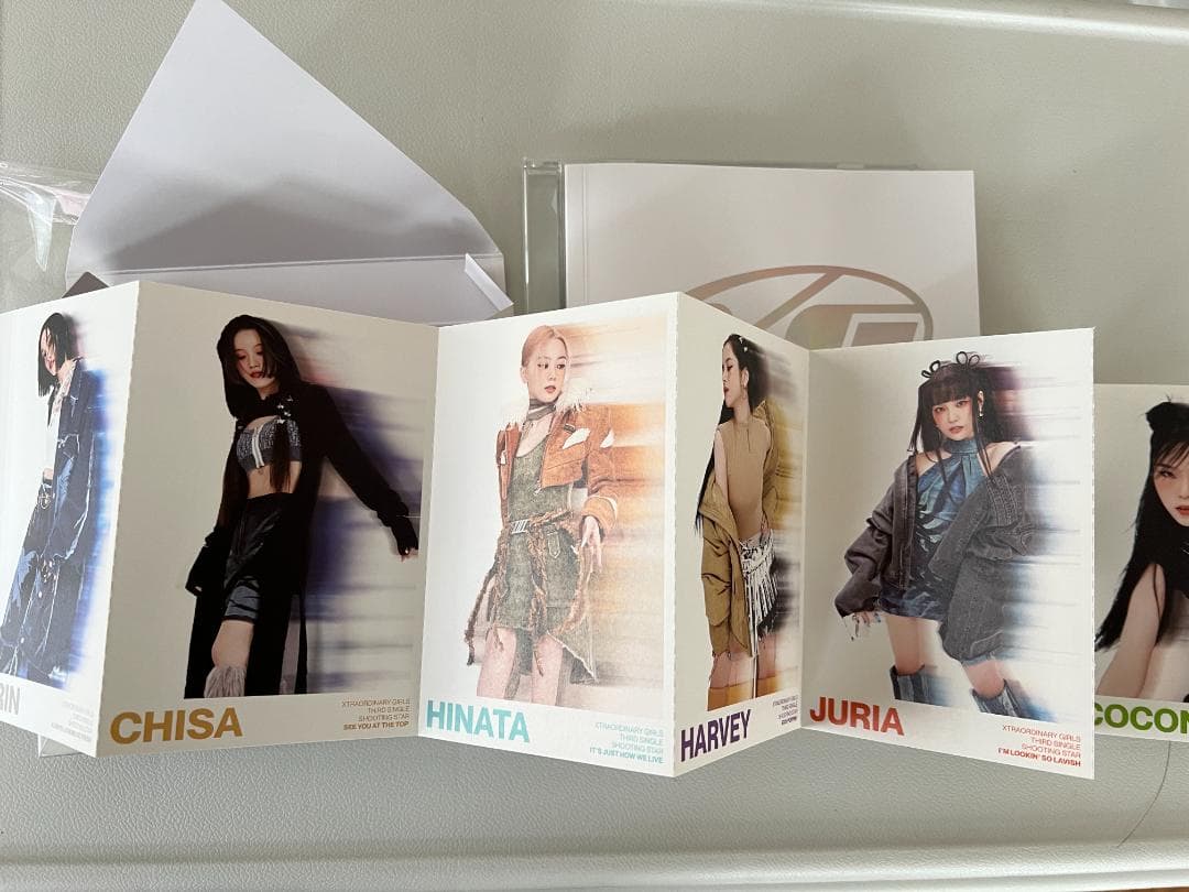 XG shooting star 開封済み トレカなし 未再生