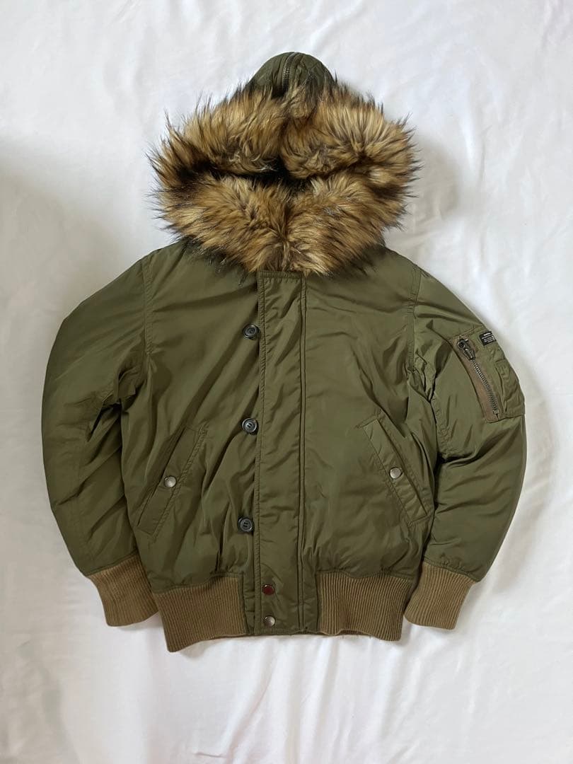 サ*ラ様 00s DIESEL n2b khaki blouson jacket