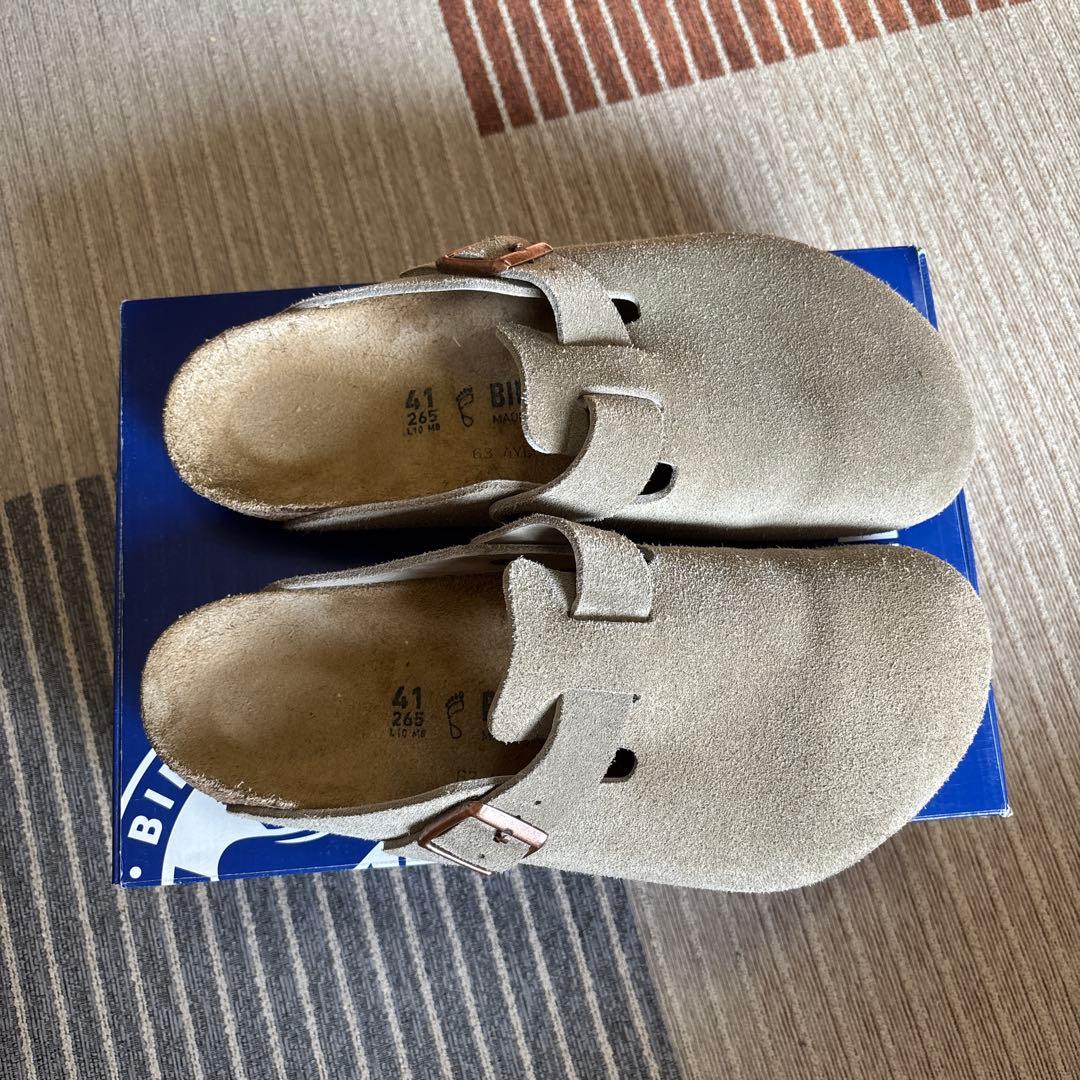 BIRKENSTOCK Boston BS サンダル 41 ベージュ