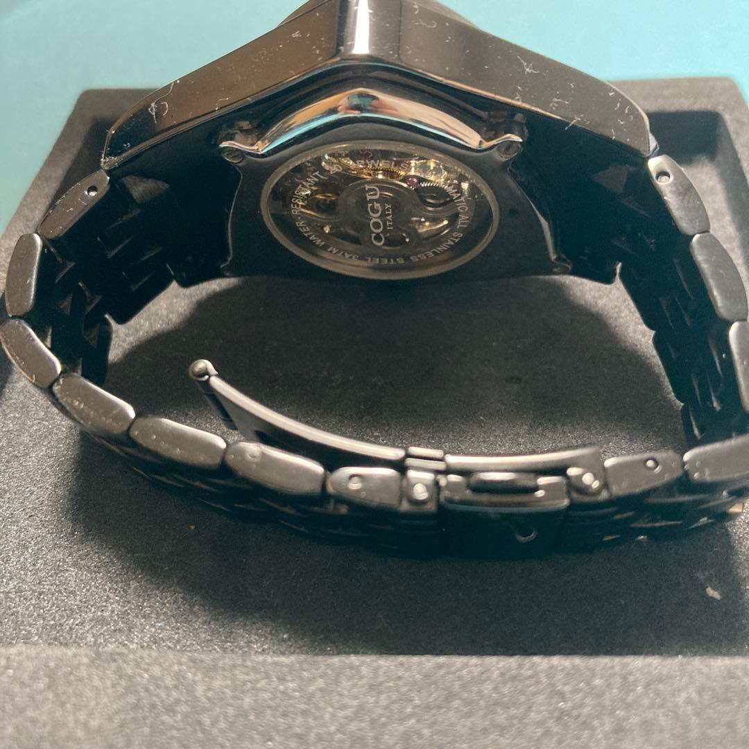 COGU ITALY 腕時計　自動巻き スケルトン 美品　ベンチュラ型最安値