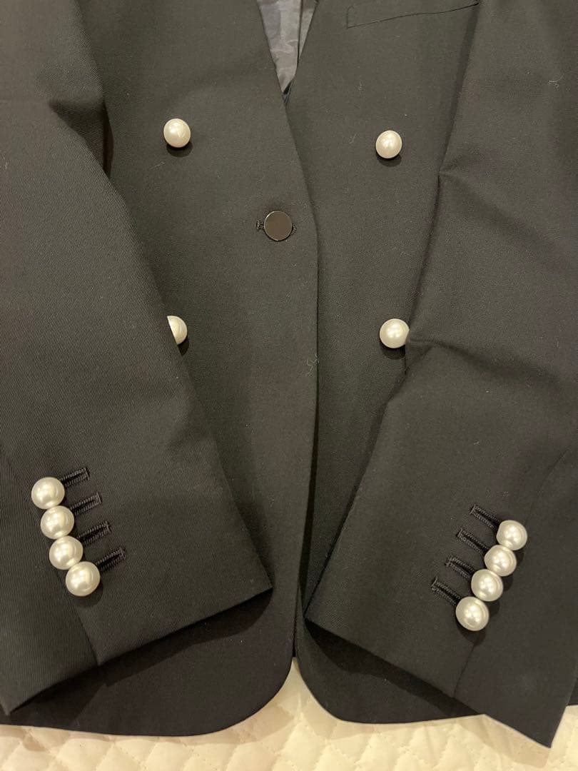 【値下げしました】CINOH チノ パール ジャケット ブラック 38L