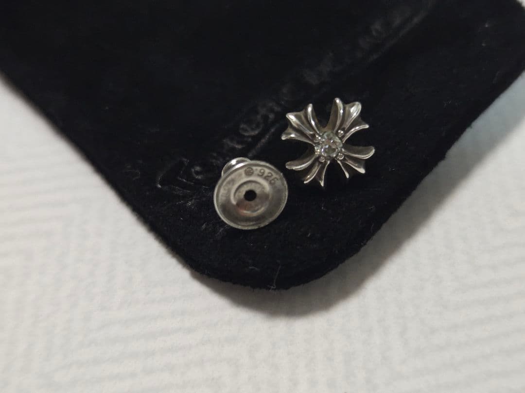 タ*マ様 クロムハーツ CHプラススタッドピアスwithダイヤモンド