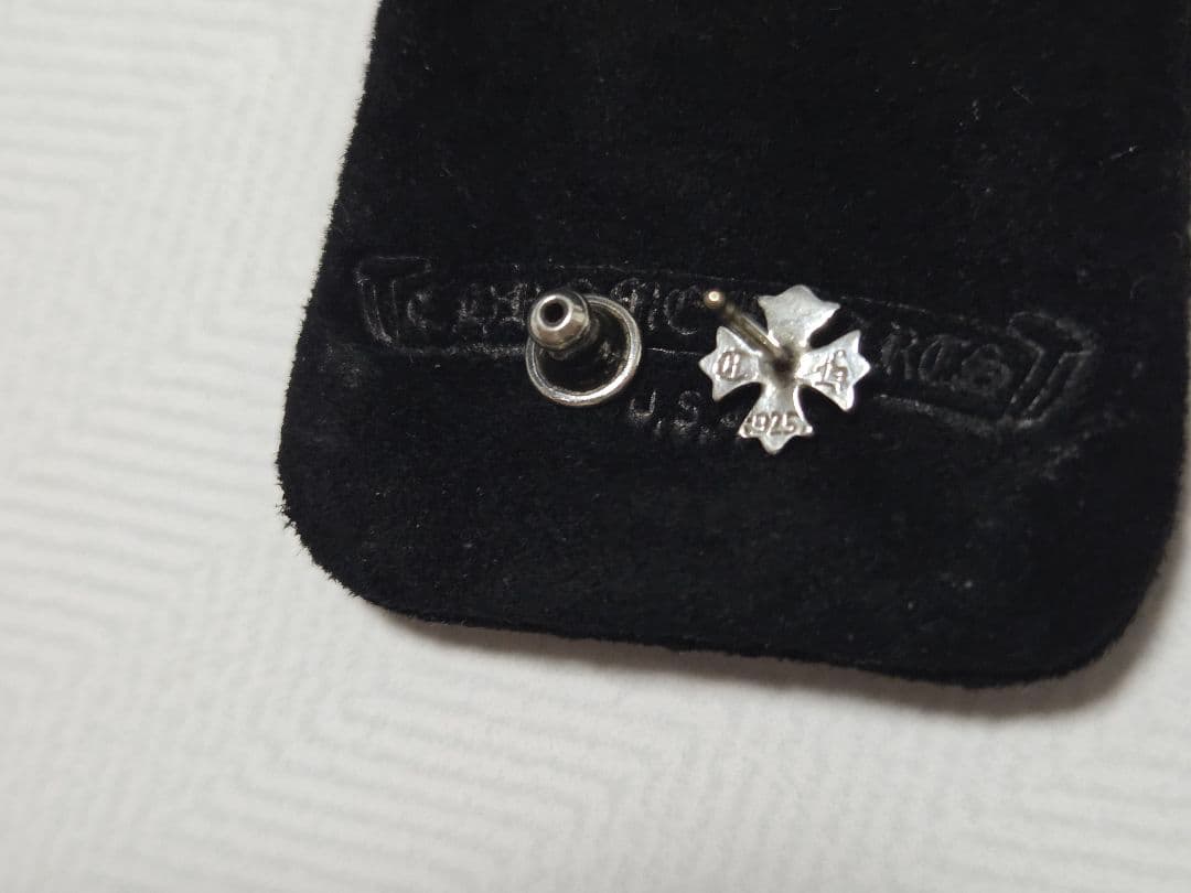 タ*マ様 クロムハーツ CHプラススタッドピアスwithダイヤモンド