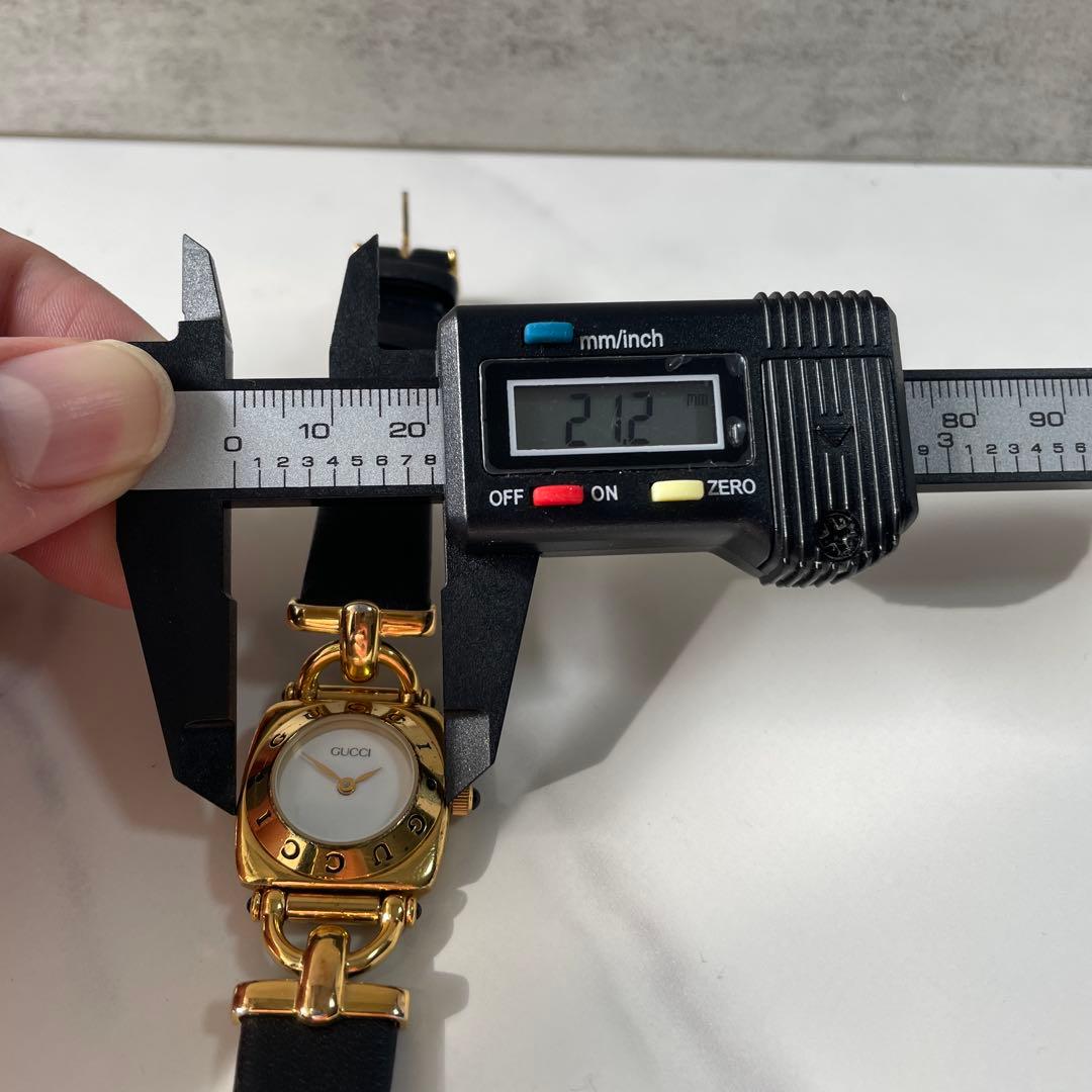 稼動品　GUCCI グッチ　6300L ホースビット　ゴールド　腕時計