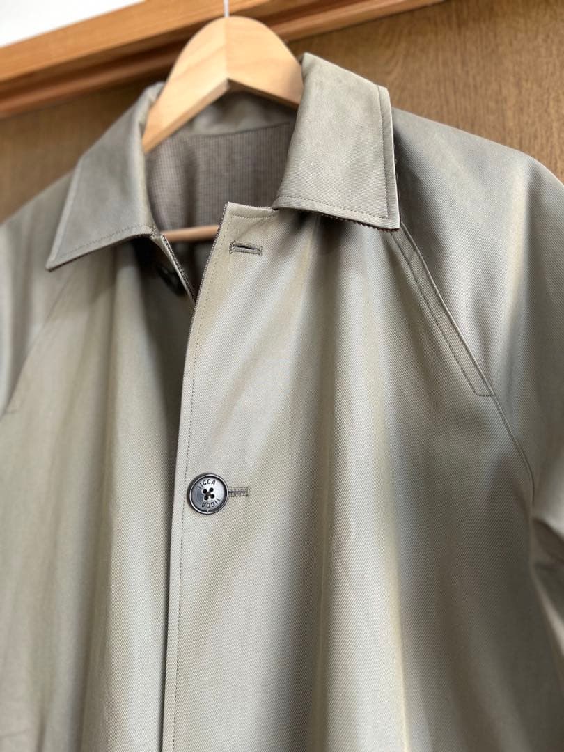 極美品◼️ TICCA ティッカリバーシブルステンカラーコート