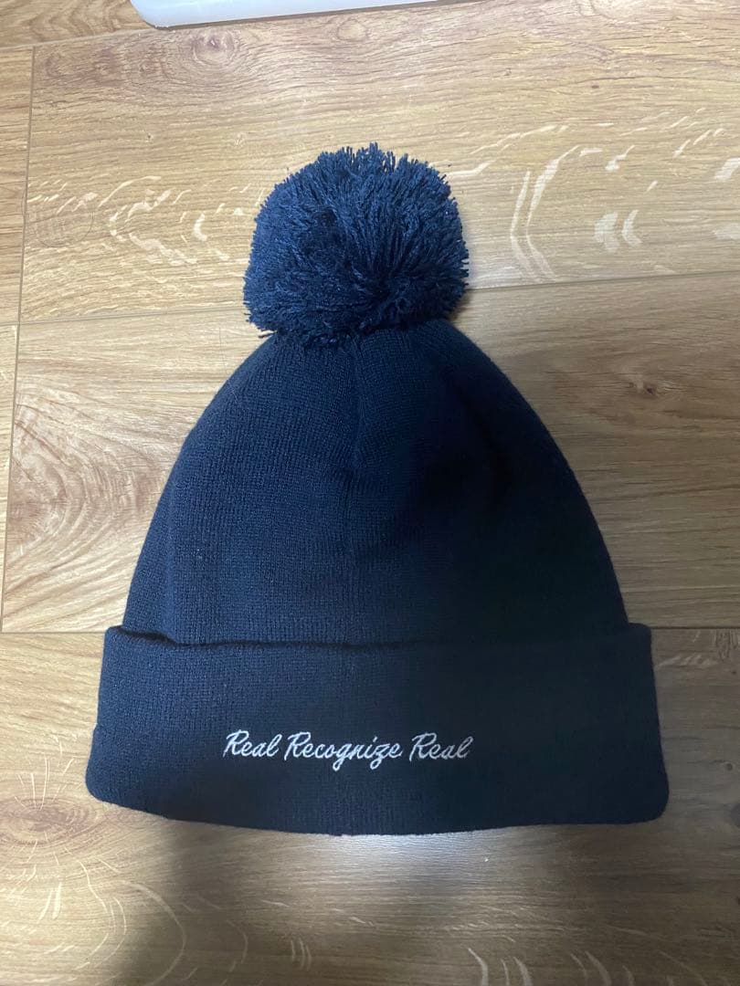 試着のみBOTT NEWERA PON PON BASIC CUFF KNIT