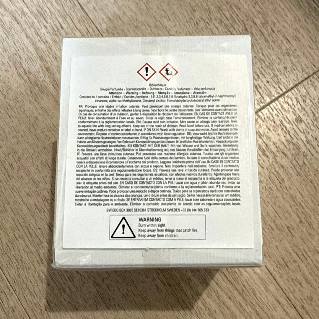 BYREDO BIBLIOTHEQUEキャンドル