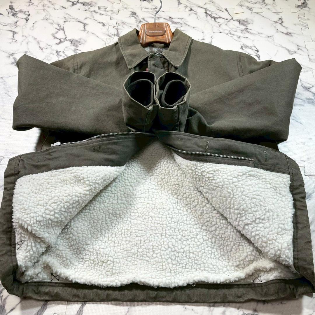 ✨00s✨Stüssy ミリタリー 裏地 ボア ジャケット M カーキ メンズ