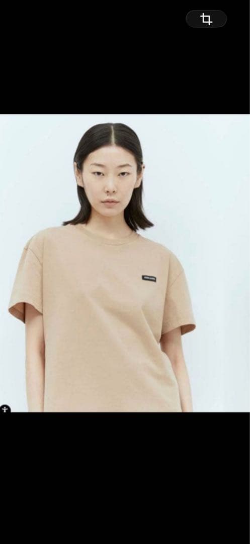 MIU MIU ジャージー　ベージュ Tシャツ XS