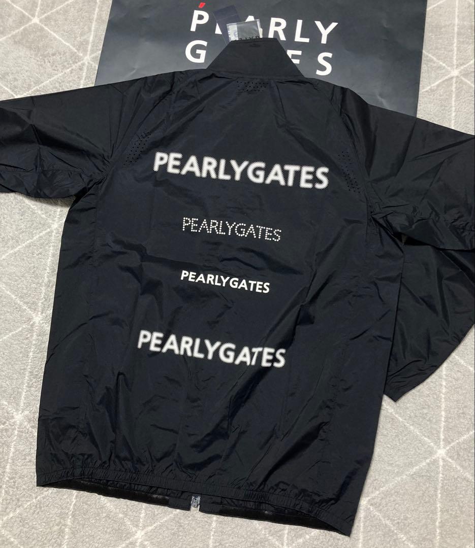 新品 パーリーゲイツ FLEX-IEDストレッチフルジップブルゾン(5)L/紺