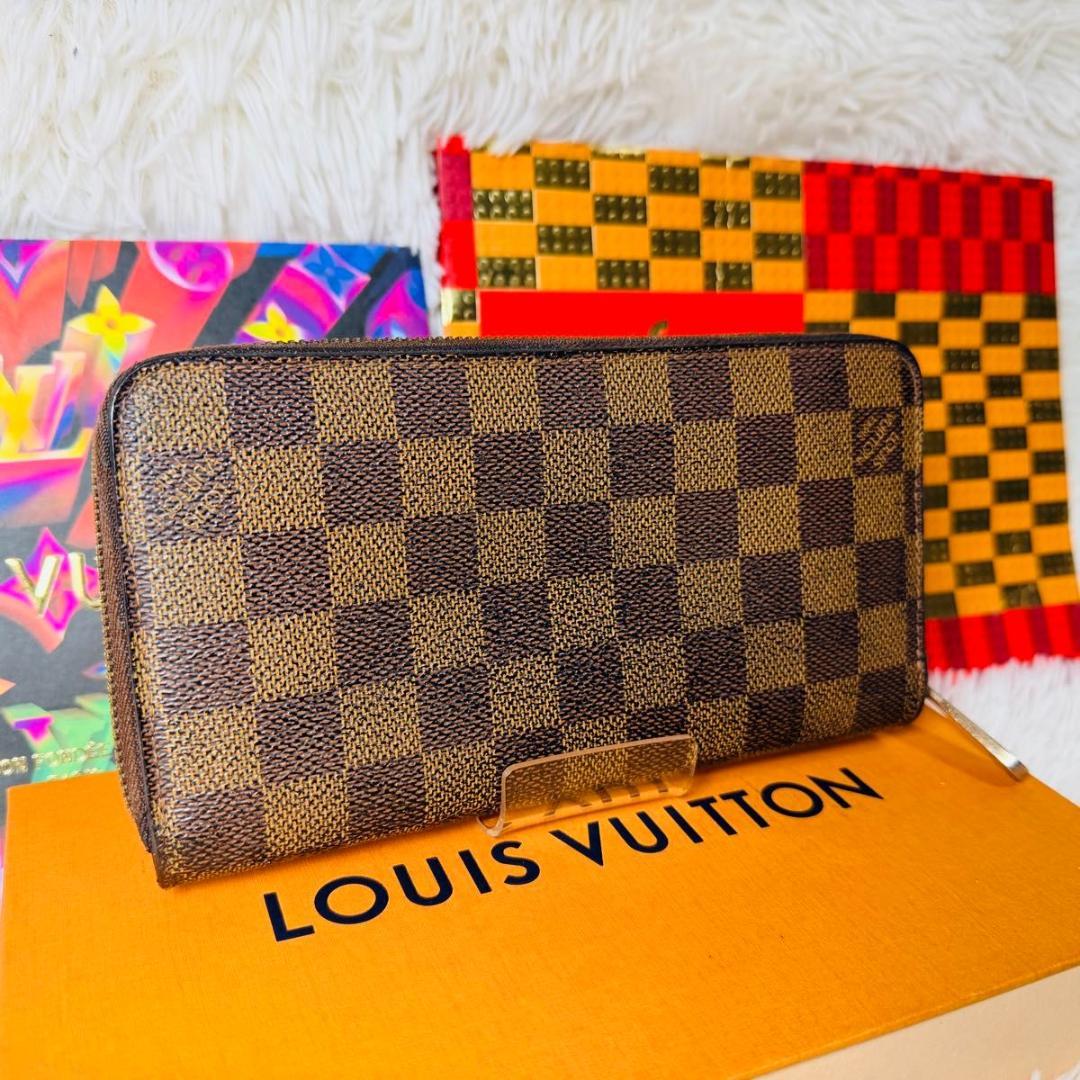 【セール！】ルイヴィトン ダミエ ジッピーウォレット ラウンドファスナー 長財布