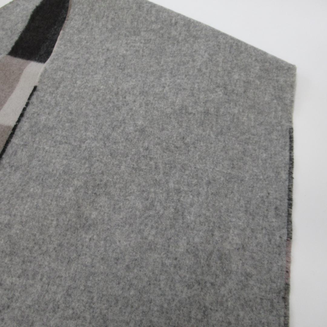 ブラックレーベルクレストブリッジ 新品グレー リバーシブルマフラー