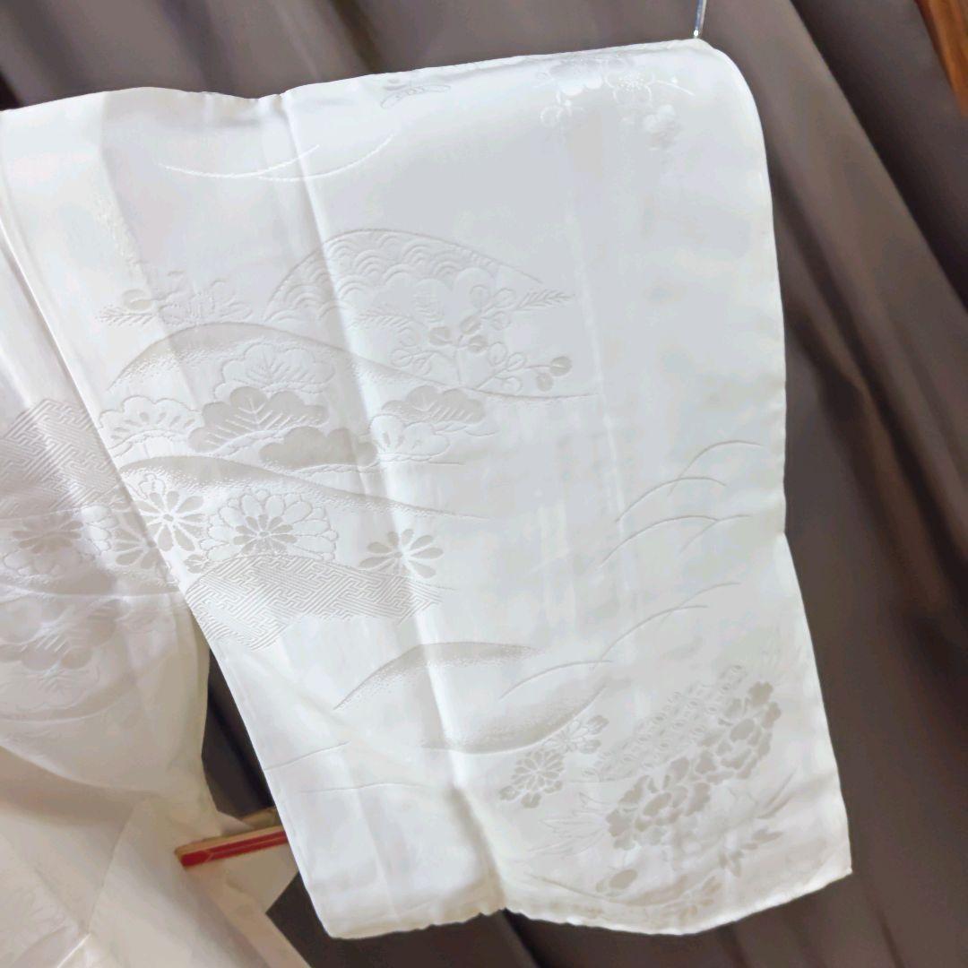 白・長襦袢・正絹 ❄️☆ 『 2555 』 ( 160 ㎝前後の方)