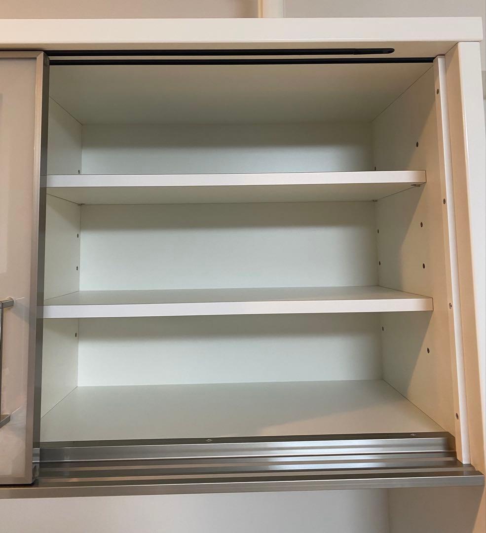 ひゆり⭐︎【ニトリ】キッチンボード ホワイト 幅120 食器棚