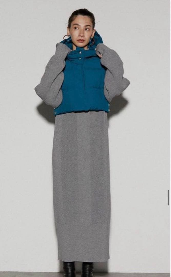 未使用タグ付きUN3D.ダウンショートベスト