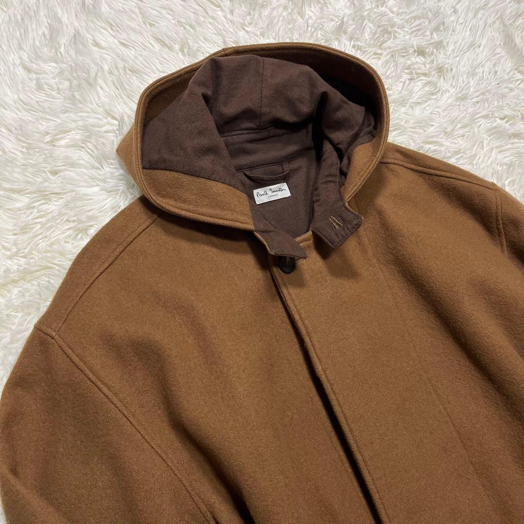 美品✨大きめ✨ポールスミスロンドン　ロングコート　ブラウン　Lサイズ