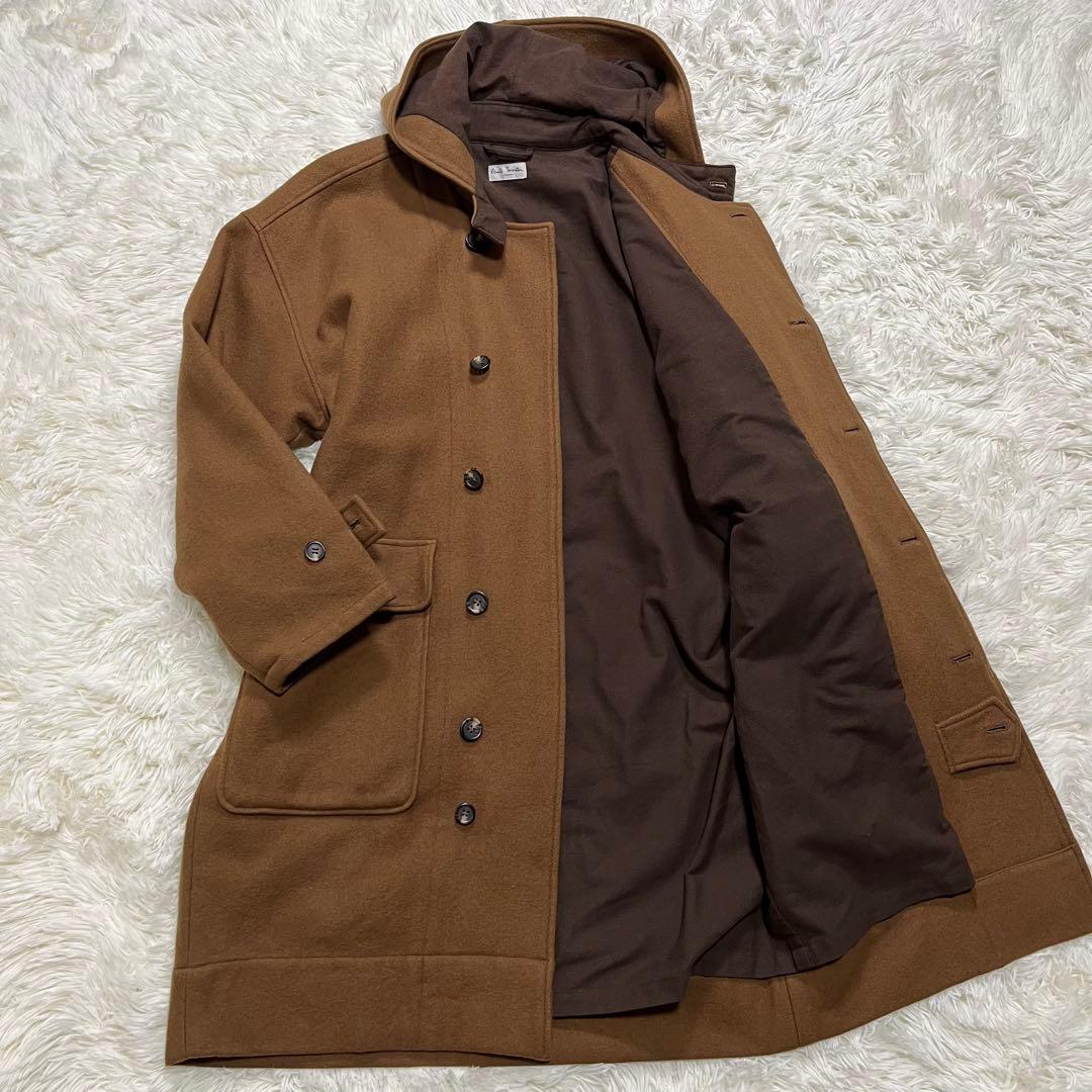 美品✨大きめ✨ポールスミスロンドン　ロングコート　ブラウン　Lサイズ