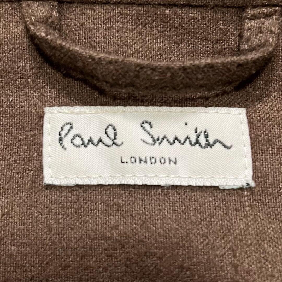 美品✨大きめ✨ポールスミスロンドン　ロングコート　ブラウン　Lサイズ
