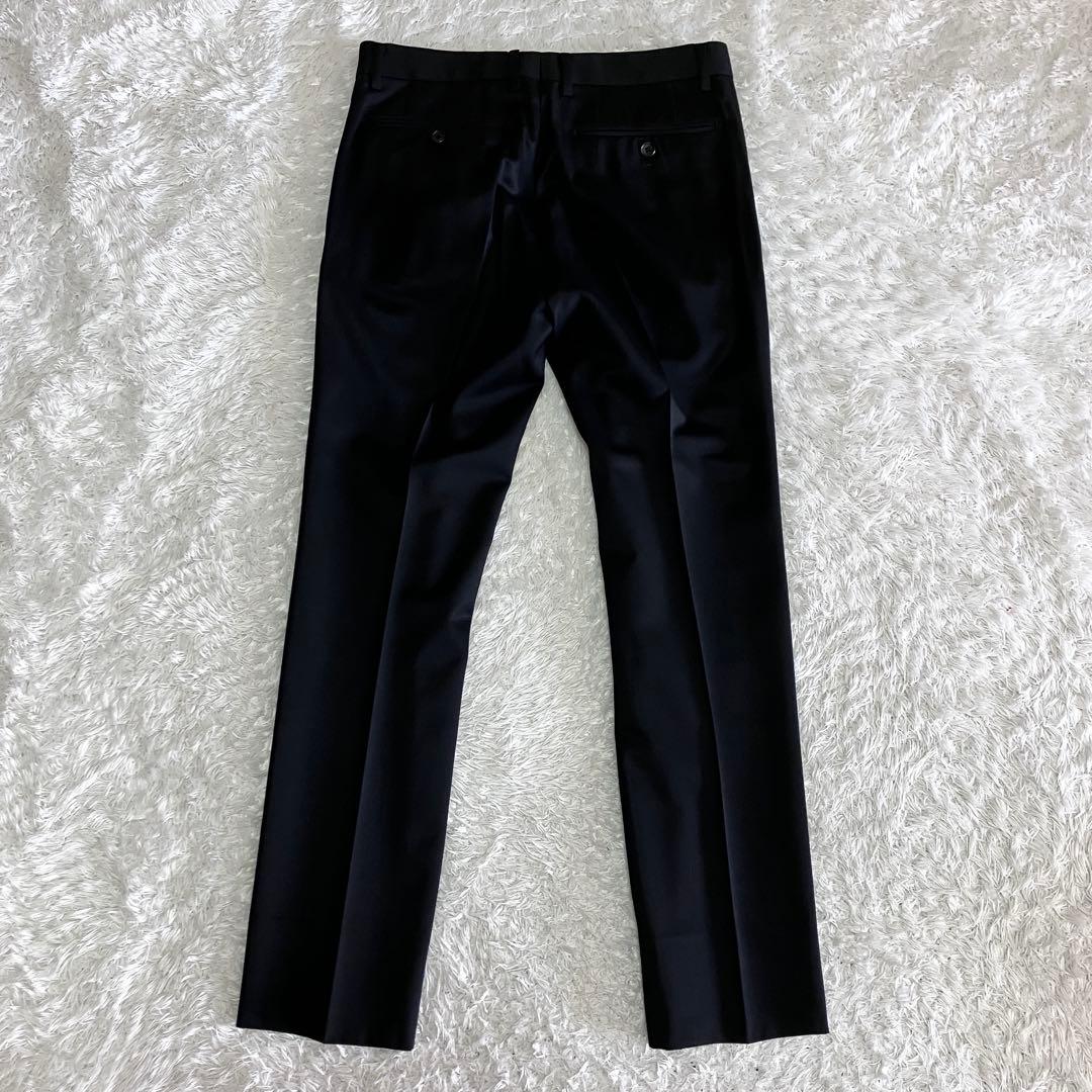 美品 コムサメン 別注 チェルッティ スリーピース セットアップ スーツ 黒