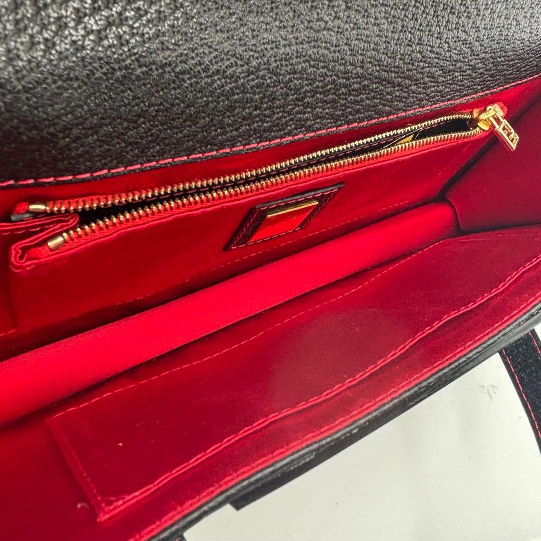 FENDIフェンディ ワンショルダー　ハンドバッグ プラスチック チェック