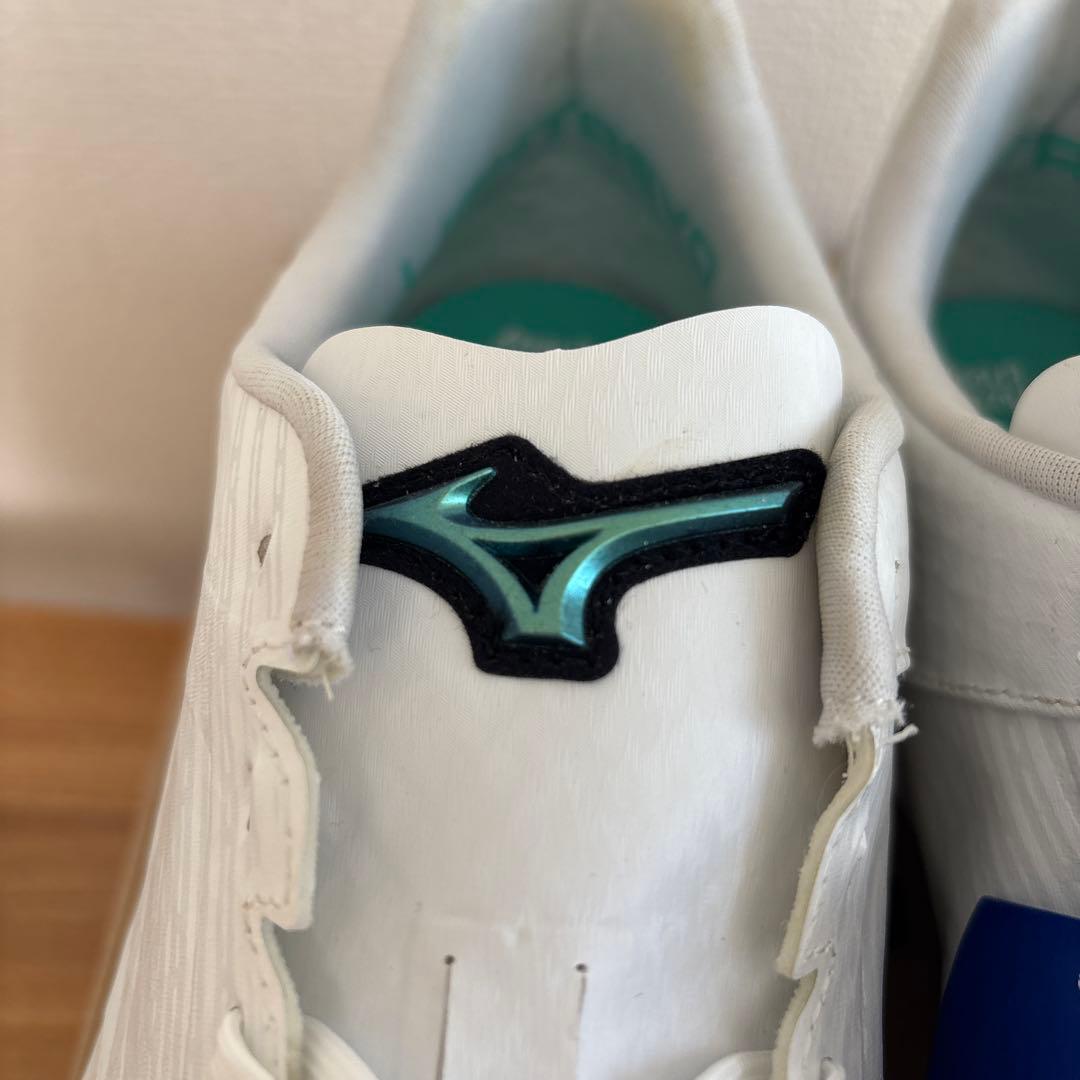 28.5cm　ミズノ　野球　スパイク ポイント　ライトレボゼロ2　ホワイト