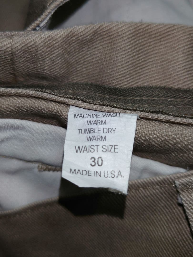 USA製 BEN DAVIS 90s フリスコパンツ ワークパンツ 黄色ゴリラ